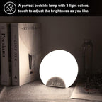 ANTDALIS Sunrise Alarm Clock Wake Up Light for Kids, Adults, Heavy Sleepers with Dual Alarms, Snooze, Sleep Aid with 7 Nature Sounds for Bedrooms with 8 Colors Night Light, FM Radio, Gift Ideas