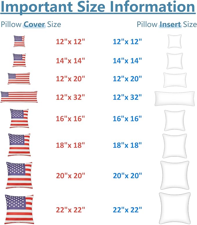 AM AEROMAX 20 × 20 Throw Pillow (Pack of 4) Memory Foam Pillow Insert - Square Accent Pillow for Decorative Cushion Bed Couch Sofa - Non-Deforming Over Time