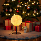 Moon Lamp Night Light for Kids, Dimmable Bedside Lamp with 30 Modes, Inline Control Small Table Lamp for Bedroom, Kids Room, Nightstand, Dorm, Office Decor, Birthday Gift for Boys Girls Teens Women