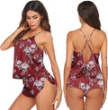 Ekouaer Silk Pajamas Set for Women Satin Backless Lingerie Pjs Cami Top and Shorts Nightwear