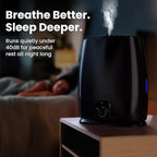Everlasting Comfort 6L Humidifiers for Bedroom, Quiet 50HR Runtime No-Filter Supersized Cool Mist Humidifier Large Room for Whole House, Plants, Baby Nursery, Allergies, Dry Skin, Congestion, Indoor