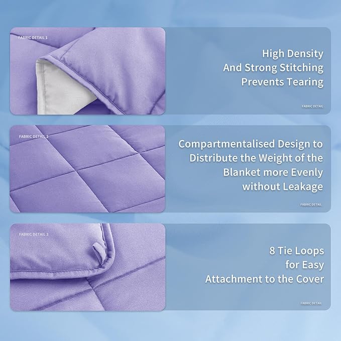 Topcee Weighted Blanket for Adults (15lbs 48"x72"), Minky Dots Heavy Blanket for Woman, Man Sleeping, Soft, Cozy and Cooling Weighted Throw Blankets, Machine Washable, Grey