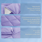 Topcee Weighted Blanket (20lbs 80"x87" King Size) Soft Cooling Heavy Blanket Sleeping, Apply to 190-210 lbs Body, Thick Breathable Blanket with Glass Bead, Easy Care