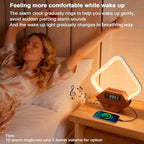 Sunrise Alarm Clock for Bedrooms Heavy Sleepers 15 Sleep Sounds White Noise Machine Baby/Adults 3 Color Table Lamp 10 Ringtones with PD22.5W USB C Fast Charger Birthday Gifts for Women