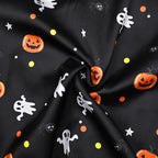 QPANCY Kids Satin Pajamas Sets Baby Boy Girl Button-Down Silk Sleepwear 2 Piece Short Sleeve Loungewear Clothes Set