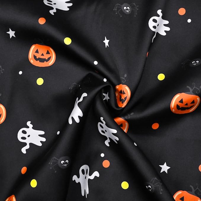 QPANCY Kids Satin Pajamas Sets Baby Boy Girl Button-Down Silk Sleepwear 2 Piece Short Sleeve Loungewear Clothes Set