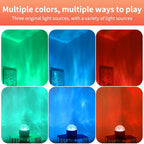 2 in 1 Galaxy Light, 16 Color Aurora Night Light Projector, Ocean Wave Projector with Remote Control, USB Recharge Northern Lights Projector for Bedroom Home Decor Gifts (Aurora & Wave)