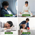 Sleep Mask Headphones with Bluetooth,3D Blackout Bamboo Cotton Eye Mask for Sleep,Sleeping Eye Mask with 5.4 Bluetooth Headphones Wireless for Side Sleepers,Travel Essential Gift for Women Men