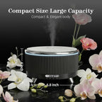 500ML Essential Oil Diffuser: Ultrasonic Aroma Diffuser with Remote Control for Spa Hotel Yoga Room - Humidifier for Bedroom with 7-Color Night Lights & Auto Shut-Off for Nursery/Women Home Relaxation