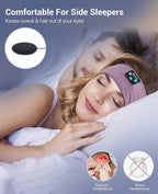 Navly Bluetooth Headband Headphones, Ultra-Long Play Time Sleeping Headphones with Built-in HD Hi-Fi Speakers, Perfect for Workout, Yoga, Travel, Meditation