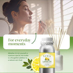 Siva Lemon Essential Oil - 16 Fl Oz – 100% Natural Lemon Oil - for Diffuser, Face, Skin Care, Aromatherapy, Hair Care, Scalp and Body Massage