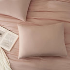 WRENSONGE Twin/Twin XL Comforter Set for Girls Teens, 1 Dusty Pink Comforter & 1 Pillow Sham, Soft Lightweight Kids Comforter Sets for All Seasons Dorm Bedding