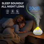 500ML Essential Oil Diffuser, Large Aromatherapy Diffuser with Remote Control, Air Diffusers for Home Office Room, Fragrance Humidifier with 7 Color LED & 2 Mist Mode, Glacier White