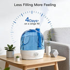 AZEUS Humidifiers, 2.8L Ultrasonic Cool Mist Humidifier for Large Room Babies Office, Quiet Humidifiers with Microporous filters, Lasts up to 50 Hours, Auto Shut-Off (BPA-Free)
