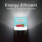 Christmas Décor Night Light,Retro Pickup and Christmas Tree Night Lights Plug into Wall with Dusk to Dawn Light Sensors 0.5W Dim Lamp for Bedroom