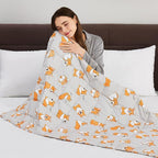 CuteKing Weighted Blanket for Adults: Weighted Blanket with Premium Glass Beads - Breathable Heavy Blanket for Comfort Sleep - Thick Blanket for Adult All Season(20lbs, 60"x80", CuteDog)