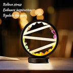 Runyangshi Crystal Table Lamp Night Light Natural Selenite & Colour Crystal Raw Stone Bedside Lamp with 3 Adjustable Light Colours Suitable for Home Decoration, Bedroom Office Desk Lighting