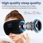 Sleep Headphones, HILDCROA Sleep Mask with Bluetooth Headphones, Sleeping Headphones for Side Sleeper, Bluetooth Eye Mask for Sleeping, Meditation & Travel