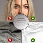 Silk Pillow Cases 2 Pack Soft Breathable and Sliky King Size Pillow Cases Set of 2,Natural Mulberry Silk Pillowcase Set of 2 for Hair and Skin with Hidden Zipper (White,20"X 36",2pcs)