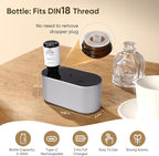 Waterless Diffuser for Home Essential Oil Diffuser, Aromatherapy Diffuser, Portable Scent Diffusers, 3 Mist Modes, Cycle Start for Bedroom, Office Studio 350-700 sq. ft Silver