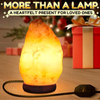 Himalayan Salt Rock Lamp with Dimmer – Hand-Carved Himalayan Salt Lamp Night Light 5.5–7" with Adjustable Warm Glow for Sleep & Relaxation