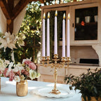 12-Pack Pale Purple Taper Candles, 10 Inch Unscented Dripless Candlesticks, Long-Lasting Burn Time of 6-7 Hours, Perfect for Home Décor, Weddings, and Events