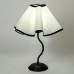 WSYEAR 3 Color Bedside Nightstand Lamp for Living Room and Bedroom - Traditional Tall Retro Desk Lamp with Black Base for Kids Reading