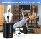Coolfiqu 6L Humidifiers for Bedroom Large Room Home,Cool and Warm Humidifier for Baby and Plants Hot Mist Top Fill Desk Humidifier Oil Diffuser,Quiet,Auto Mode,360°Nozzle-Midnight Black(2026 Upgraded)