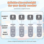 Weighted Blanket Kids 5lbs, 36"x48", Cooling Heavy Throw Blanket for 40-60lbs, Microfiber Soft Thick Big Blankets Weighted Comforter Breathable Gift for Sleeping, Grey