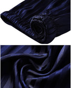 SIHA Satin Silk Pajamas for Women Pajama Set With Long Sleeve Button-Down Satin Pajamas Sleepwear XS-3XL