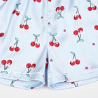 QPANCY Kids Satin Pajamas Sets Baby Boy Girl Button-Down Silk Sleepwear 2 Piece Short Sleeve Loungewear Clothes Set