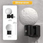 L LOHAS LED Night Lights Plug Into Wall, Plug in Night Light with Light Sensor, 0-100LM Brightness Adjustable, 3D Printing LED Light for Bedroom Birthday Gifts