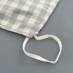 Nayoroom Blue Gingham Duvet Cover Queen Size Plaid Checkered Comforter Cover 3 Pieces Soft Lightweight Washed Microfiber Farmhouse Grid Dorm Bedding Set with Pillowcases