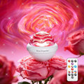 PIKOY Ambient Lighting with 11 Mixed+4 Solid Colors for Teen Girl Gifts Trendy Stuff Rose Flower Mood Light Sunset Lamp Dimmable Night Light Projector for Bedroom with Remote Mothers Day Gifts for Mom