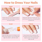 Modelones Green Press on Nails, Saint Parik's Day Short Square Fake Nails, Summer Spring Reusable Nail Kit with Nail Glue Adhesive Tabs Mini Nail File, Nails Press Ons 32Pcs16 Sizes, Women Girl Gift