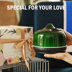 Porseme 500ml Glass Essential Oil Diffuser Aromatherapy Ultrasonic Cool Mist Humidifier 15-21 Running Hours Waterless Auto-Off Air Diffusers for Sleeping Yoga Working Spa(Hulk Green)