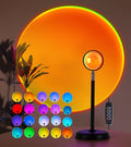 AIHYING Sunset Lamp Projector,Multicolor Changing Night Light 360 Degree Rotation Rainbow Led Sun Lamp for Photography Backgrounds,Party,TikTop Live,Christmas Gifts,Home Decor,Mood Lighting