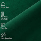 Softlife 5x7 Green Living Room Rug, Washable Area Rugs for Bedroom, Soft Fluffy Fuzzy Carpet Bedside Rug Indoor Non-Slip Rugs for Kids Home Decor Aesthetic Dorm Nursery