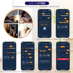 Sunrise Alarm Clock Wake Up Light - 3 Color LED Lamp with Sound & Light Awakening, Bioclock Adjustment & APP Control, Mushroom Tree Design for Bedroom Bedside