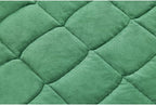 TONGDADA Weighted Lap Blanket 7lbs for Adult,Perfect for Relaxation, Lounging, Napping, Sleeping & Travel,Luxury Minky Weighted Body Blanket,Weighted Throw Blanket-Dark Green Minky, 29" x 24"