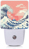 Waves Night Light,Great Waves Plug into Wall Night Lights 0.5W Sleep Friendly for Boys Girls Led Night Light Dusk to Dawn Sensor Nightlight for Stairway/Hallway/Kitchen