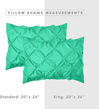 Elegant Comfort 8-Piece Pinch Pleated Comforter Set - All Season Complete Bed in a Bag, Includes 4pc Smart Sheet Set, Bed Skirt, Comforter, Matching Pillowcases and Shams, King/Cal King, Paradise Teal