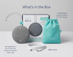 SNOOZ Go 2 Travel White Noise Sound Machine - 12 Sounds, Rechargeable Bluetooth Speaker, Nightlight - Portable Sound Machine for Hotels, Sleep, Adults, Baby Registry, Kids, White Noise for Sleeping