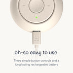 Hatch Go | Portable Sound Machine for Babies and Kids | Sleep Soother | 10 Soothing Sounds | White Noise | Shush | Travel | Registry Gift | Baby Shower | Clips on Stroller | Putty