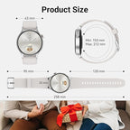 Fitpolo Smart Watch for Men Women,1.3" AMOLED Touchscreen Fitness Tracker, Make/Answer Calls, Heart Rate SpO2 Monitor, IP68 Waterproof, Sleep & Activity Tracking Smartwatch for Android Phones iPhone
