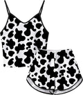 Girls & Women Silk Pajamas Set Satin Camisole Sleepwear 2 Piece Pjs, 3 Years - Women XXL
