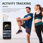 Smart Ring Pro, Fitness Tracker with Heart Rate, Blood Pressure, Stress, Sleep Tracking, Step Tracking, 10ATM Waterproof, Smart Ring for iPhone and Android (Gold 2.0, 10)