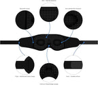 Sleep Headphones Bluetooth 5.4, 3D Sleep Mask with Ultra-Thin HD Stereo Speakers, Wireless Music Eye Mask Headphones for Side Sleepers, Travel, Relaxation
