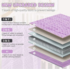 yescool Weighted Blanket 5 Pounds, Blanket Gifts for Boys and Girls, Small Weighted Throw Blankets Washable Heavy Blankets, Winter Weighted Comforter for 40-70lbs, 36 * 48in, Light Purple