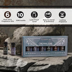 Folkulture Essential Oils Set for Men for Diffuser | Set of 6 Home Fragrance Oils | Oud, White Musk, Tobacco, Sandalwood & Leather Wood | Aromatherapy Gift Set for Men